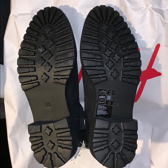 H&M GENUINE LEATHER BOOTS - Picture 3 of 4